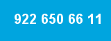 922 650 66 11 922 650 66 11